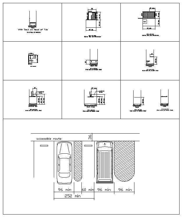 Accessibility facilities,blocks,details,design