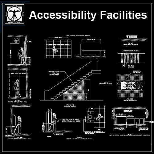 Accessibility facilities,blocks,details,design