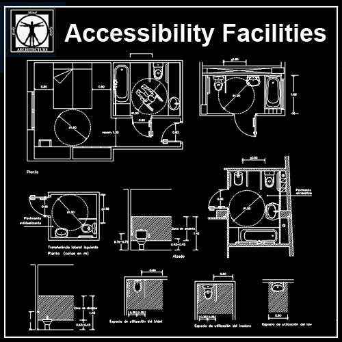 Accessibility facilities,blocks,details,design