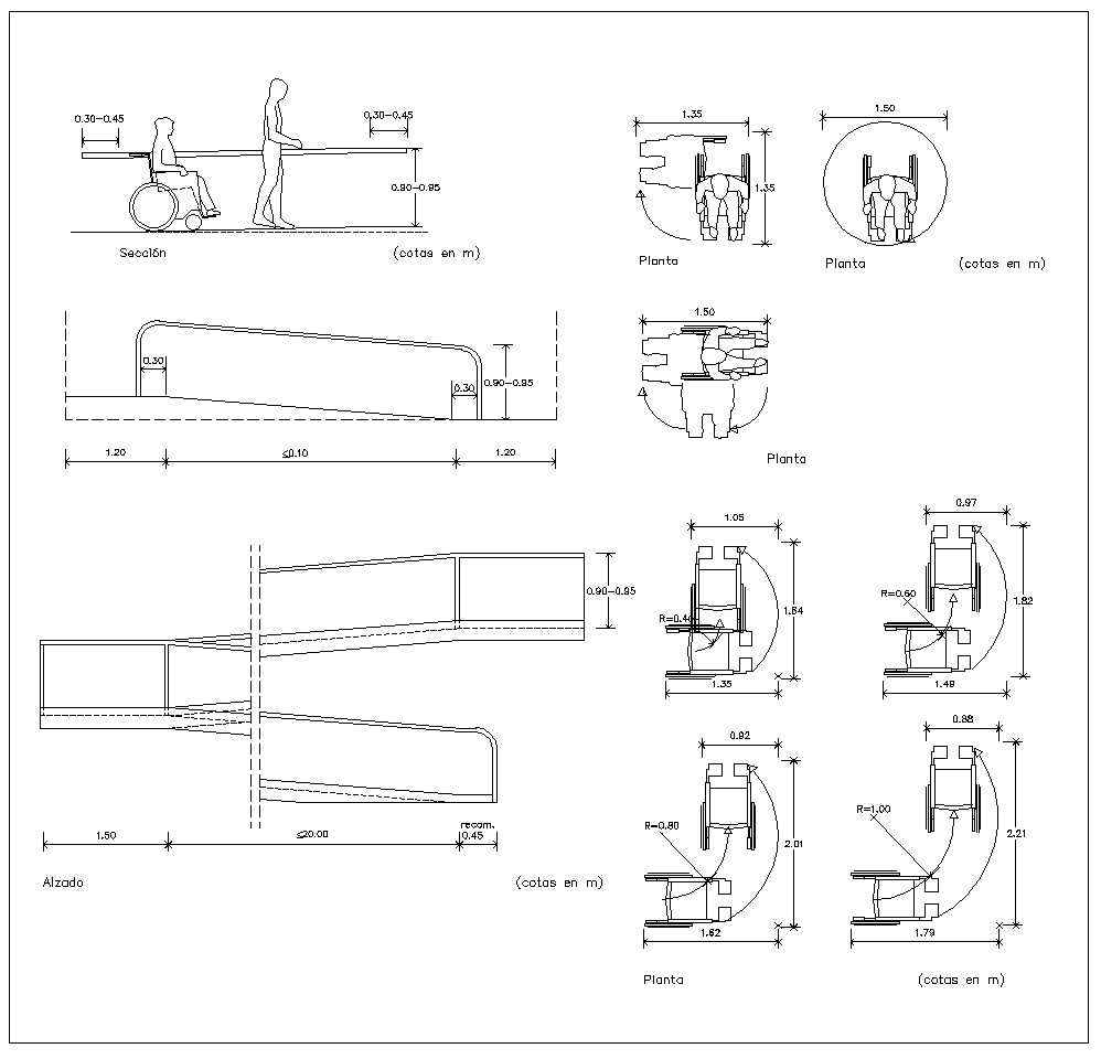 Accessibility facilities,blocks,details,design