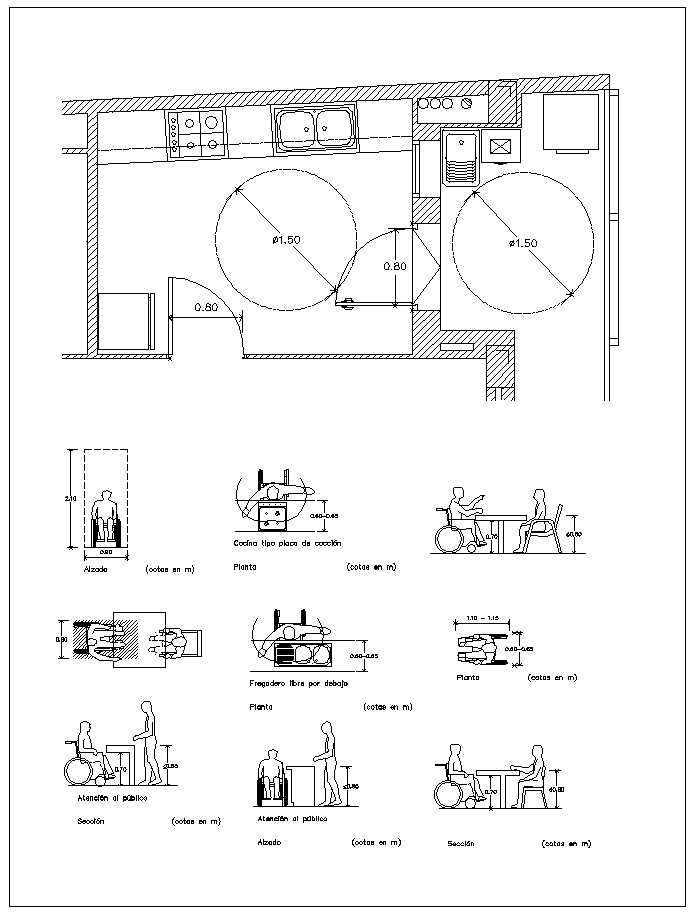 Accessibility facilities,blocks,details,design