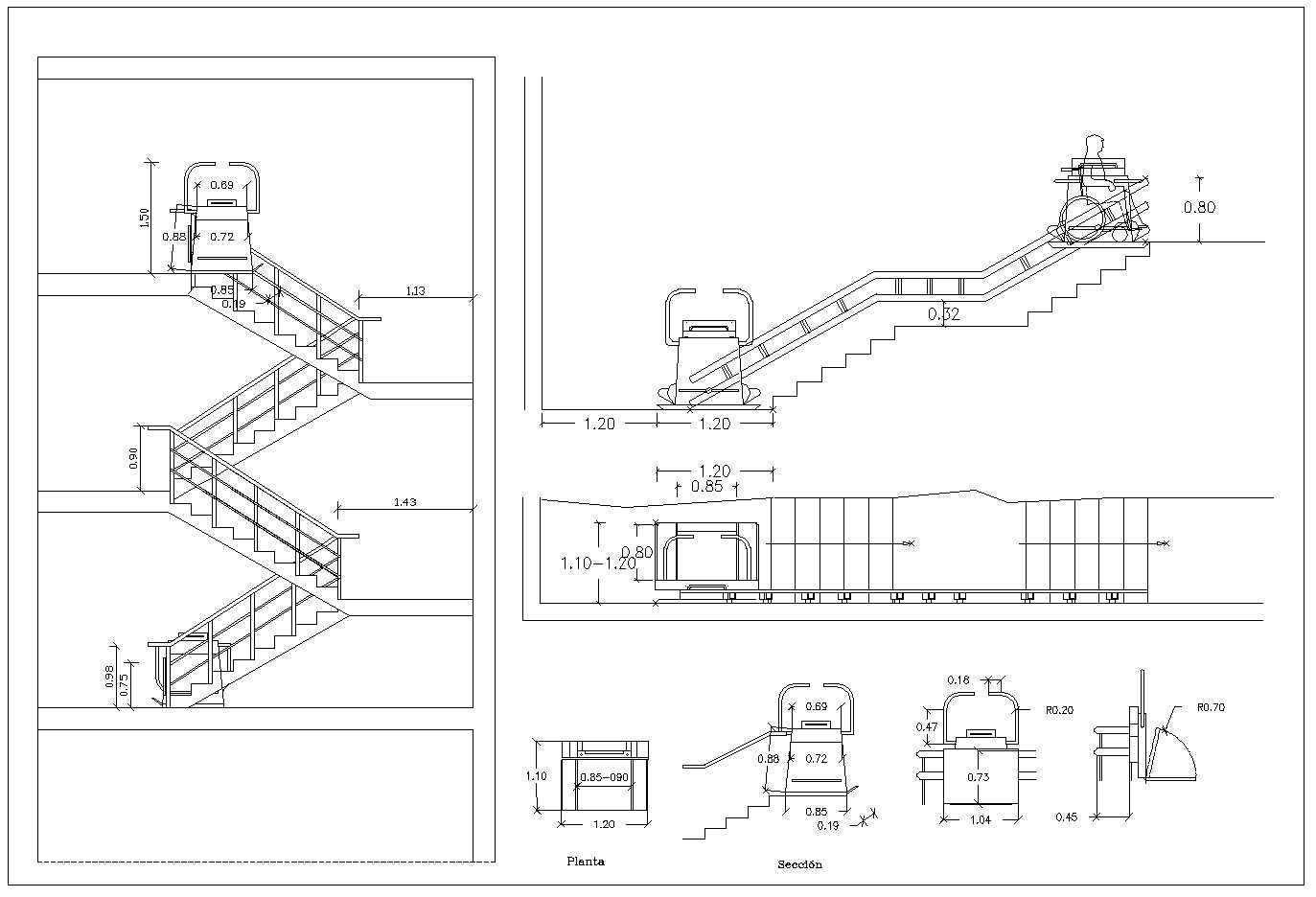 Accessibility facilities,blocks,details,design