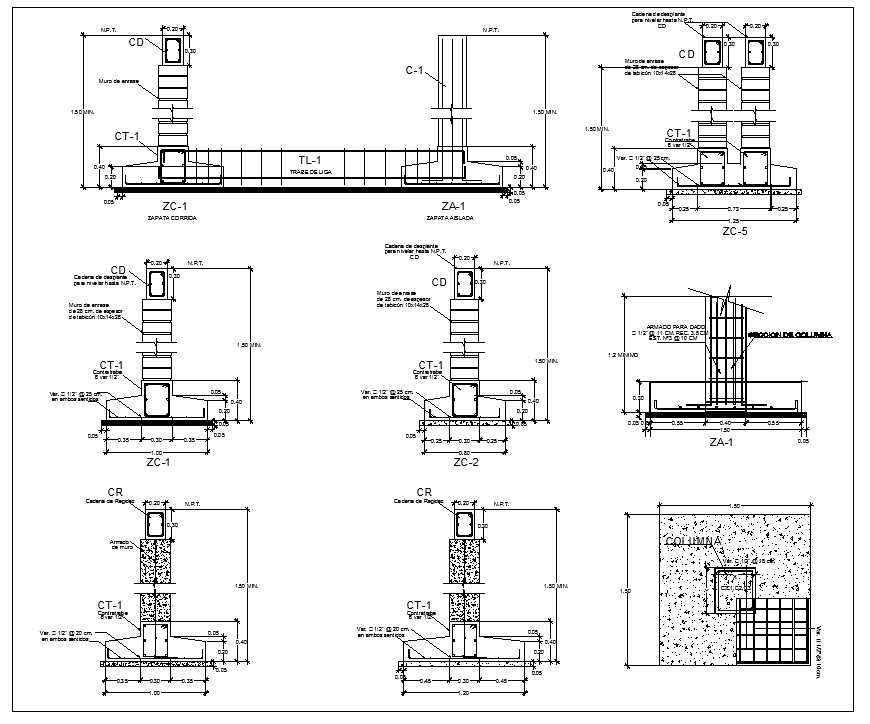 Foundation Details,Concrete details,beam,floor design,civil base,types of foundation,steelframe,pile