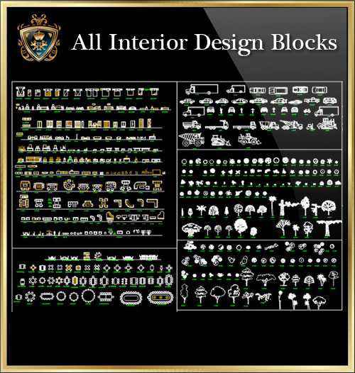 ★【All Interior Design Blocks 7】Luxury home, Luxury Villas, Luxury Palace, Architecture Ornamental Parts, Decorative Inserts & Accessories, Handrail & Stairway Parts, Outdoor House Accessories, Euro Architectural Components, Arcade