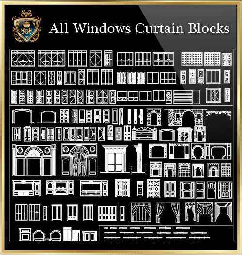 ★【All Windows Curtain Blocks】Luxury home, Luxury Villas, Luxury Palace, Architecture Ornamental Parts, Decorative Inserts & Accessories, Handrail & Stairway Parts, Outdoor House Accessories, Euro Architectural Components, Arcade