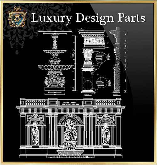 ★【Luxury Design Parts 2】Luxury home, Luxury Villas, Luxury Palace, Architecture Ornamental Parts, Decorative Inserts & Accessories, Handrail & Stairway Parts, Outdoor House Accessories, Euro Architectural Components, Arcade