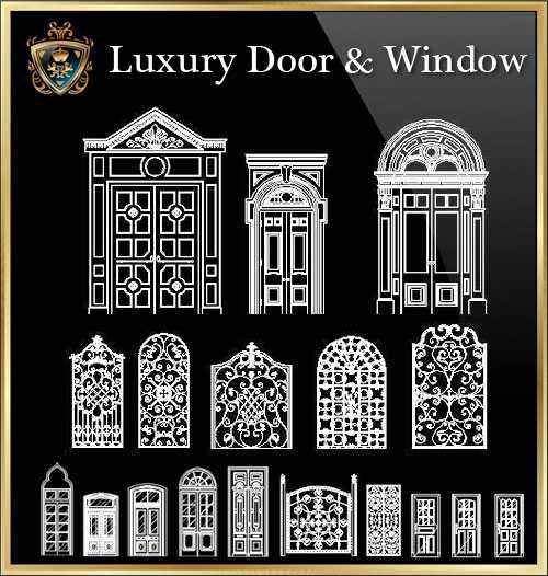 ★【Luxury Door & Window】Luxury home, Luxury Villas, Luxury Palace, Architecture Ornamental Parts, Decorative Inserts & Accessories, Handrail & Stairway Parts, Outdoor House Accessories, Euro Architectural Components, Arcade