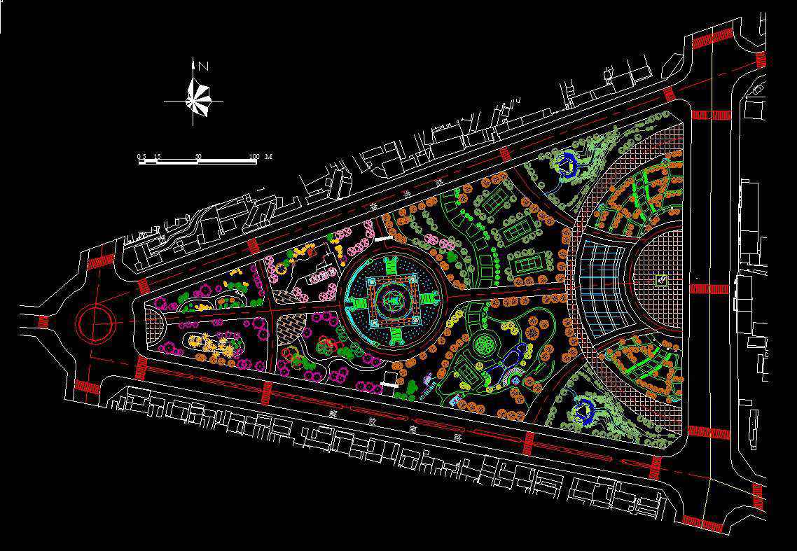 High-quality Residential Landscape Design Drawings download - Landscape Planning/Urban Design/Urban Graphics