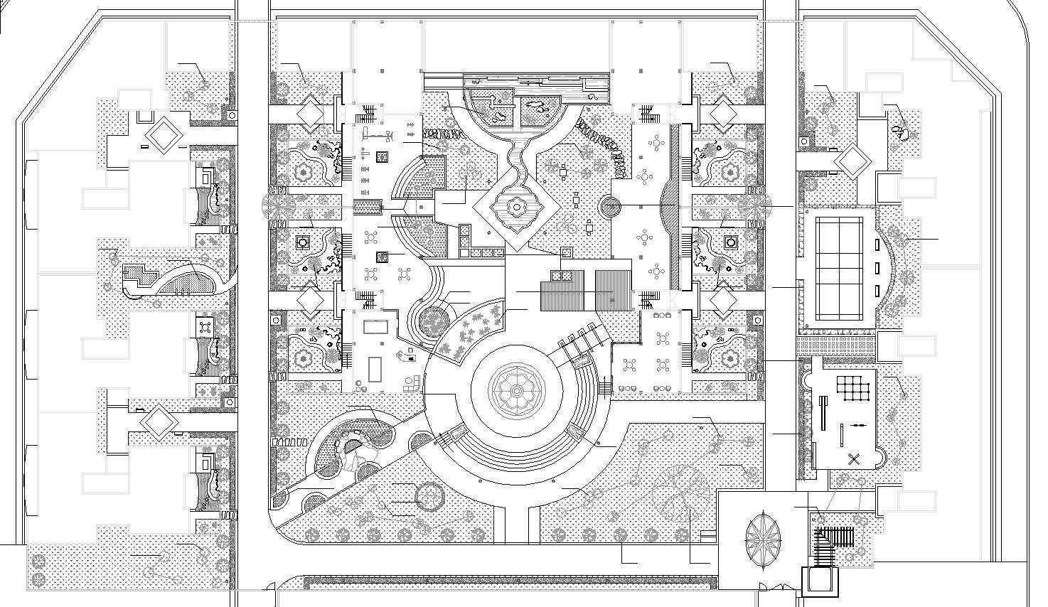 High-quality Residential Landscape Design Drawings download - Landscape Planning/Urban Design/Urban Graphics