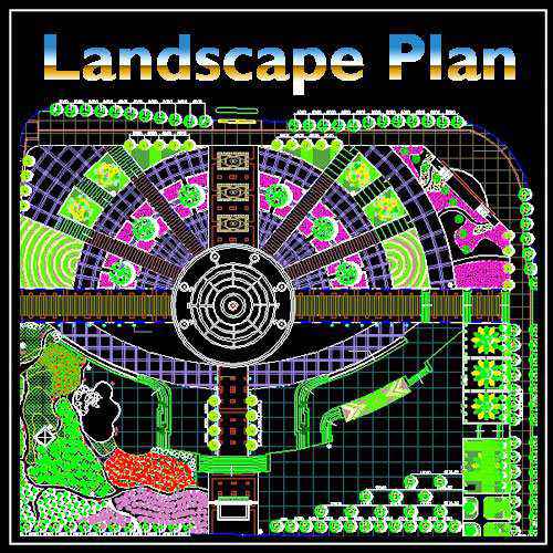 High-quality Residential Landscape Design Drawings download - Landscape Planning/Urban Design/Urban Graphics