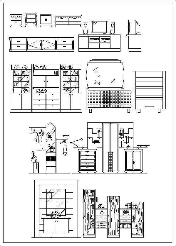 Furniture elevation ,Sofa elevation,Chair elevation,Cabinet elevation,Appliances Library,CAD Accessories,Plant Symbols,Landscape Design Blocks,Statues