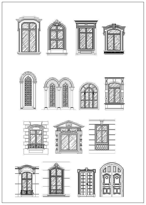 Door and Window Design,Architecture Ornamental Parts,Decorative Inserts & Accessories,Outdoor House Accessories,Euro Architectural Components,Architecture Decoration Drawing,Decorative Elements,Interior Decorating,Neoclassical Interior Design