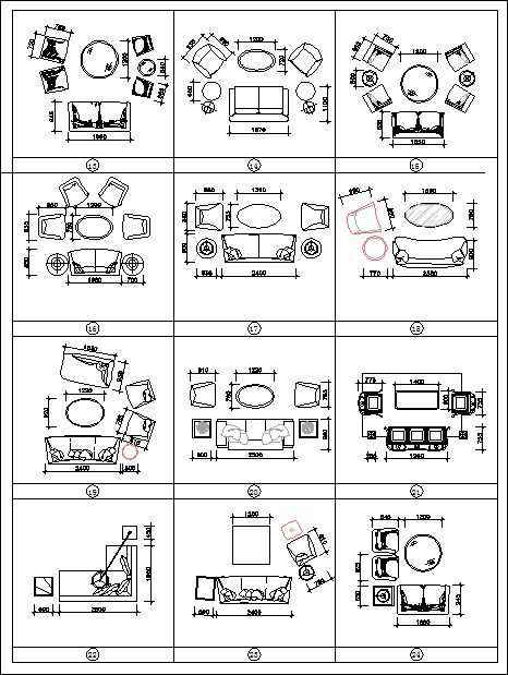 Best sofa blocks and elevation