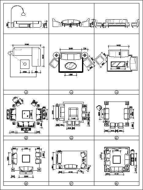 Best sofa blocks and elevation