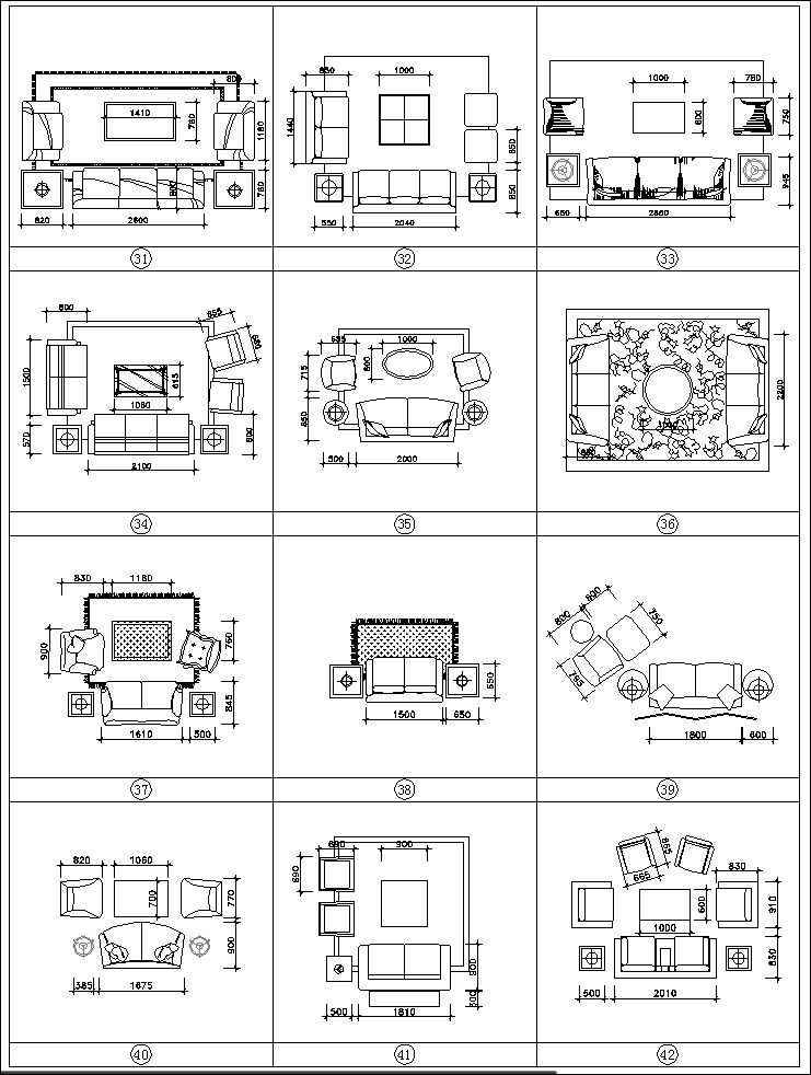 Best sofa blocks and elevation