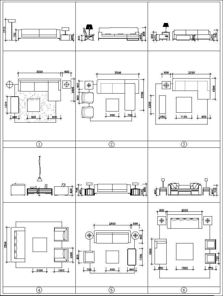 Best sofa blocks and elevation