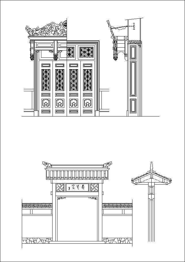 Chinese Architecture,Chinese decoration elements,chinese Door decorations,Lattice,carved wooden doors, traditional Chinese architecture,column 