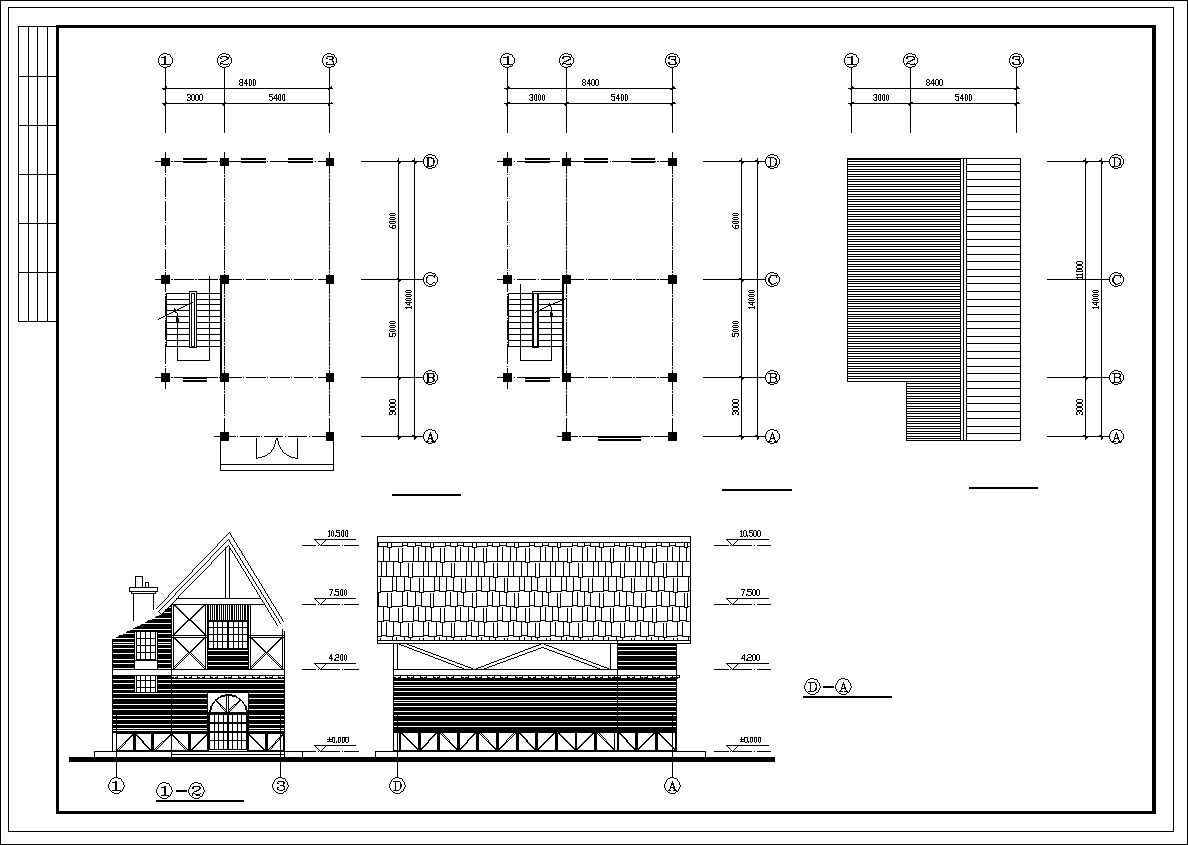 Dream French Town plan,elevation,details drawings