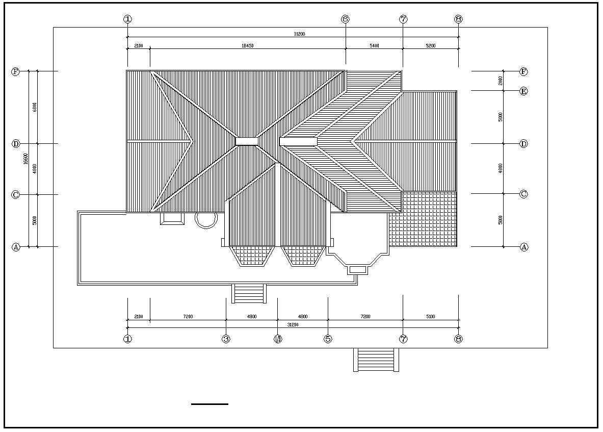 Casle plan,elevation,details drawings 