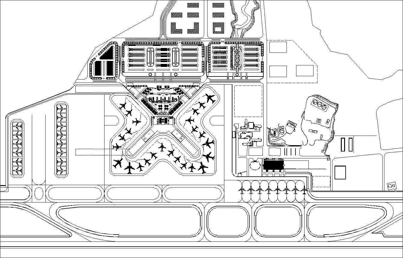 Airport plan,Terminal plan,elevation,details drawings 