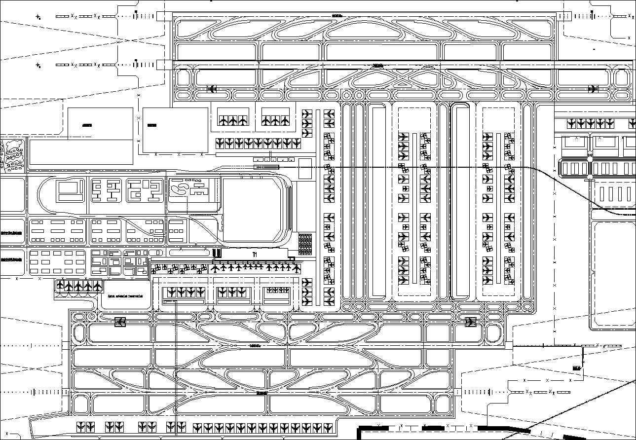 Airport plan,Terminal plan,elevation,details drawings 