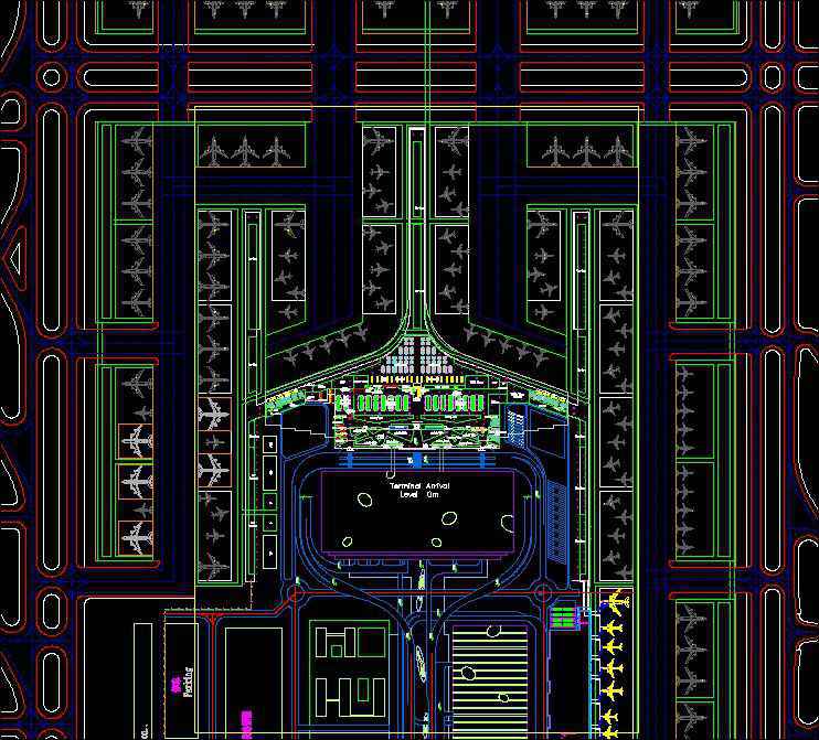 Airport plan,Terminal plan,elevation,details drawings 