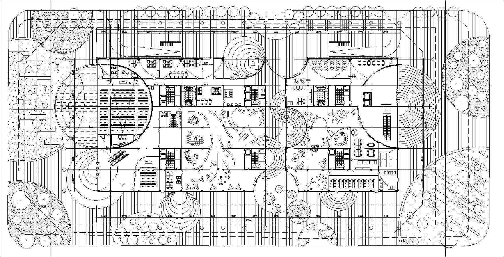 Library Floor Plans and Drawings-Elevations, Floor Plans, and Details