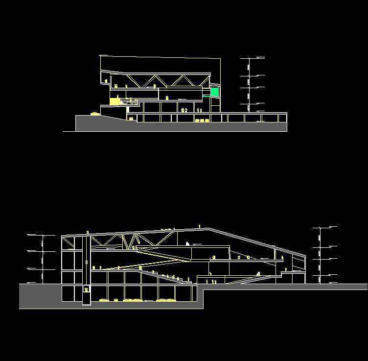  Museum Floor Plans and Drawings-Elevations, Design  concept, and Details