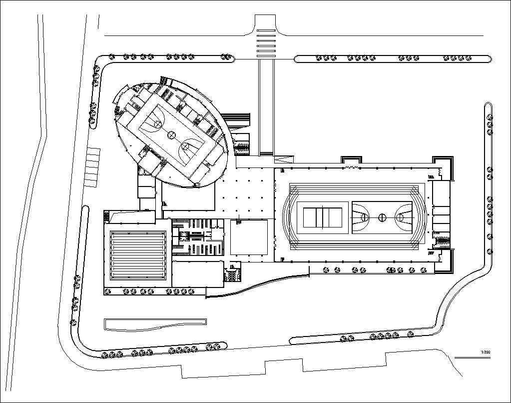 ★【Stadium Design Drawings】 Stadium Floor Plans and Drawings-Elevations, Design  concept, and Details