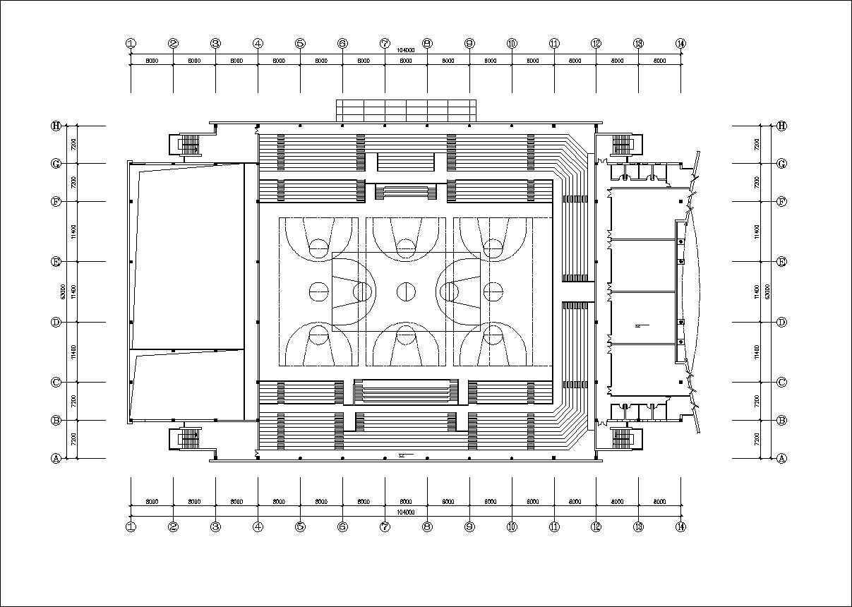 ★【Stadium Design Drawings】 Stadium Floor Plans and Drawings-Elevations, Design  concept, and Details