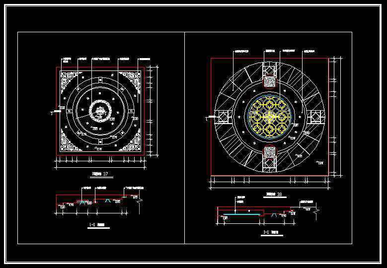 Ceiling Design Ideas,Ceiling Details,Ceiling CAD Drawings,Decorative Elements