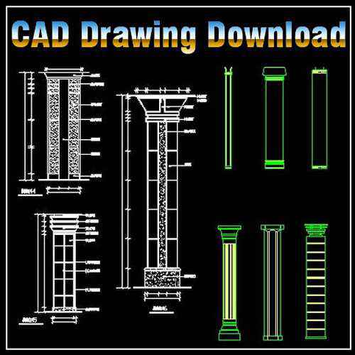 Column Design Drawing