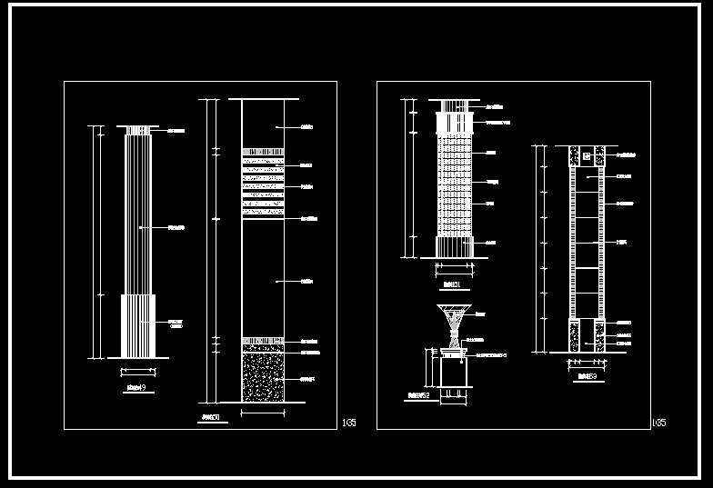 Column Design Drawing